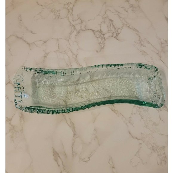 Recycled Glass Art Rectangular serving serving dish /tray - Picture 1 of 9